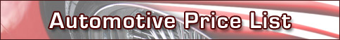 Absolute Powder Coating, LLC. - Automotive Price List